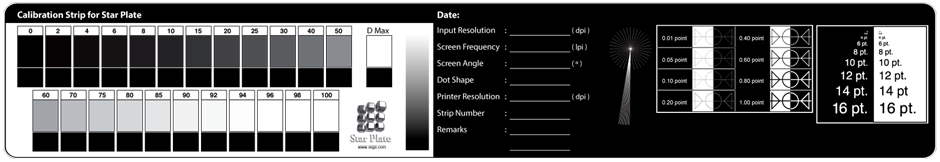 Star_Plate_Calibration_Strip_Neg Graphic Republik - Star Plate Calibration Strip Neg